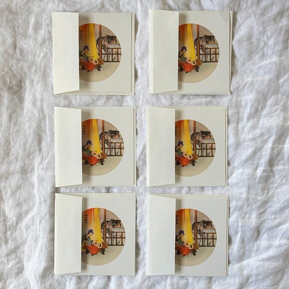 6ct Japanese Joy To The World Holiday Cards with Envelopes - Picture 16 of 16